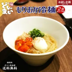 盛岡冷麺 2食 特製Ｗスープ付き 送料無料 食品 お試し おつまみ ギフト 韓国 韓国冷麺 韓国食材 冷やし中華 500円 ワンコインのサムネイル