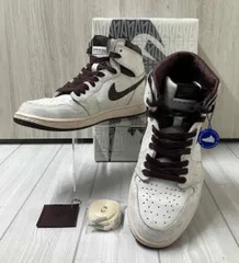 NIKE ナイキ × A MA MANIERE DO7097-100 AIR JORDAN 1 RETRO HIGH OG SP スニーカー サイズ27.5cm オフホワイト 
