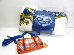 美品 東京ディズニーリゾート バケーションパッケージ ブランケット 35周年記念 ネックストラップ パスケース 2点おまとめセット