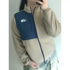 ザノースフェイス シープスキン フリース ジャケット ベージュ/ネイビー 160