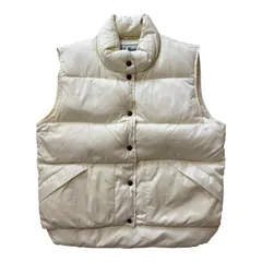  L.L.Bean エルエルビーン グースダウンベスト アイボリー ダウンベスト レディース M【CC12】