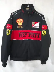 新品 Ferrari F1 レーシング ダウン アウター キルティング 105 ウィンドブレーカー ジャケット パイロットジャンパー