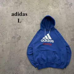 【adidas】アディダス（L）ビッグロゴパーカー＊ボクシングライン＊裏起毛＊プルオーバー＊パフォーマンスロゴ＊メキシコ