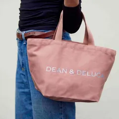 ディ ーン＆デルーカ DEAN&DELUCA トートバック ピンク・シルバー エコバッグ コットン レディース Sサイズ/Lサイズ 大人気 男女 兼用 ギフト