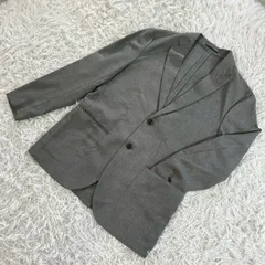 UNIQLO 感動ジャケット スリムフィット・ウールライク 407638 2018年夏モデル メンズLサイズ フォーマル テーラードジャケット 速乾 伸縮性 軽量