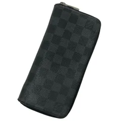 【中古】LOUIS VUITTON | ルイ・ヴィトン ジッピーウォレット ヴェルティカル ダミエ ラウンドファスナー長財布 N62240 ブラック【尾張小牧店】