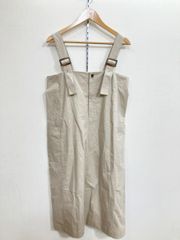 PRISTINE リコットンツイル ジャンパースカート オーガニックコットンM
