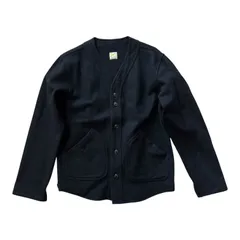  BARNS バーンズ ウールカーディガン 日本製 ブラック カーディガン メンズ1【CC12】のサムネイル