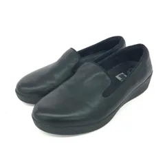 FitFlop フィットフロップ スリッポン 表記サイズ:24.2 レザー M98-001   ブラック レディース / 240001193077のサムネイル
