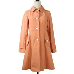 良品 BLUE LABEL CRESTBRIDGE ブルーレーベル クレストブリッジ ウエストマーク スプリングコート 38 サーモンピンク レディース 古着 中古 USEDのサムネイル