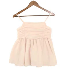 NICE CLAUP ナイスクラップ 春夏★ キャミソール キャミトップ チュニックトップ バビードール Sz.F レディースのサムネイル