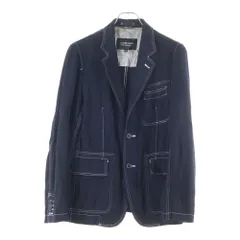 COMME des GARCONS HOMME DEUX (コムデギャルソン オムドゥ) 14SS AD2013 マルチポケット ステッチデザイン シングルテーラードジャケット ブラック DM-J022のサムネイル