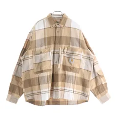 Carhartt WIP (カーハート ダブリューアイピー) × INVINCIBLE 24AW L/S WORK SHIRT MAX コラボ フランネル チェック ワークシャツ インビンシブル A242060-24Fのサムネイル