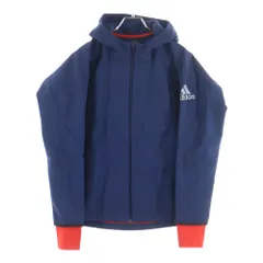 adidas (アディダス) ジップアップ フーデッド ウルトラウォームジャケット ネイビー CZ2174のサムネイル