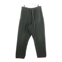 FEAR OF GOD (フィアオブゴッド) フロントロゴデザイン ドローストリング ボア スウェット イージーパンツ カーキ