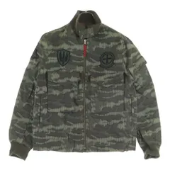 291295=HOMME (ニーキューイチニーキューゴーオム) ナイロン モックネック ジップアップミリタリージャケット カーキのサムネイル