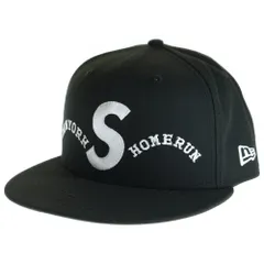 SUPREME (シュプリーム) 25SS ×NEW ERA Homerun S Logo Baseball Cap ニューエラ ホームランSロゴ ベースボールキャップ ブラック