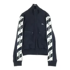 OFF-WHITE (オフホワイト) Diagonal Track Jacket サイドテープデザイン ダイアゴナル ハイネック トラックジャケット ブラック/ホワイトのサムネイル