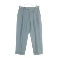 WACKO MARIA (ワコマリア) DORMEUIL PLEATED TROUSERS ドーメル プリーテッド ジップアップ スラックスパンツ グレーのサムネイル