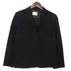 ELLE エル 通年 総裏★ テーラード ジャケット Sz.F レディース 黒のサムネイル