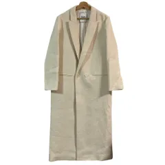 美品 ZARA ザラ ZW COLLECTION ミニマル ウールブレンドコート チェスターコート サイズS アイボリー レディース 古着 中古 USED