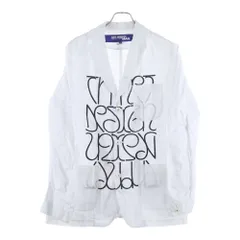 JUNYA WATANABE COMME des GARCONS (ジュンヤワタナベ コムデギャルソン) 21SS 綿ナイロンクロスプリント 製品染 ジャケット ホワイト WG-J025のサムネイル