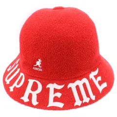 SUPREME (シュプリーム) 20SS ×KANGOL Bermuda Casual Hat カンゴール バミューダ カジュアル バケットハット 帽子 レッド H50SS20