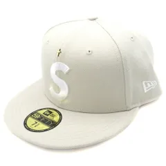 SUPREME (シュプリーム) 24SS ×NEW ERA Gold Cross S Logo ニューエラ ゴールドクロス Sロゴデザイン ベースボールキャップ 帽子 ベージュ