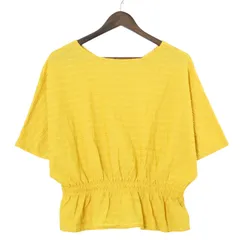 MICHEL KLEIN ミッシェルクラン 春夏★ 半袖 ボーダー ブラウス Sz.38 レディースのサムネイル