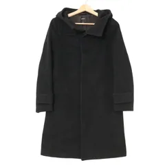 green グリーン 秋冬★ ウール フーディー コート Sz.1 レディース 黒のサムネイル