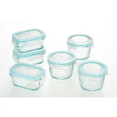耐熱ガラス保存容器ミニ6pcs (7041362)のサムネイル