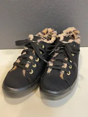 260219 kitson LA キットソン エルエー ブラック 黒 ローカットスニーカー Lサイズ 内側ボアタイプ レディース ローカットシューズ 靴 未使用