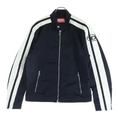 DIESEL (ディーゼル) J-BECK サイドライン ジップアップ バイカージャケット ブルゾン ブラック A10486