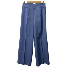 美品 ADORE アドーア ステープルボトム ハイウエストパンツ サイズ38 ライトブルー レディース 古着 中古 USED