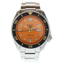 SEIKO (セイコー) 5スポーツ オレンジ文字盤 ステンレス 自動巻き 腕時計