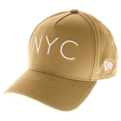 NEW ERA (ニューエラ) NYC 9FORTY フロント刺繍 5パネル ベースボールキャップ 帽子 ブラウン