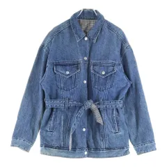 Levi's (リーバイス) リバーシブル チェック デニムジャケット インディゴ 84684-0000