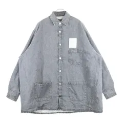 RAF SIMONS (ラフシモンズ) 20AW PADDED BIG FIT DENIM SHIRT パデット ビッグ フィット デニムシャツジャケット グレー 202-249のサムネイル