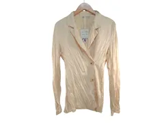 k03250423049　ZARA　Sサイズ　クリーム色　　トップス　長袖シャツ　通年