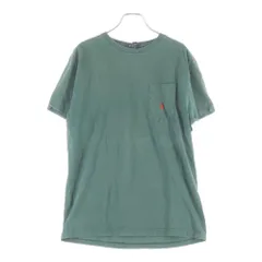 POLO RALPH LAUREN (ポロラルフローレン) 90s VINTAGE USA製 ワンポイント 胸ポケットTシャツ グリーン