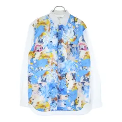 COMME des GARCONS SHIRT (コムデギャルソンシャツ) 20AW × FUTURA フューチュラ 総柄 グラフィック 長袖 シャツ ブルー W28006のサムネイル
