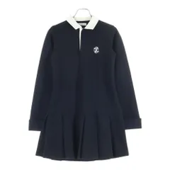 Her lip to (ハーリップトゥ) POLO PLEATED MINI DRESS ポロ プリーツド ミニドレス ブラック/ホワイト レディース 1244105126