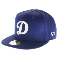 NEW ERA (ニューエラ) ロサンゼルス ドジャース Dロゴ 6パネル ベースボールキャップ 帽子 ブルー