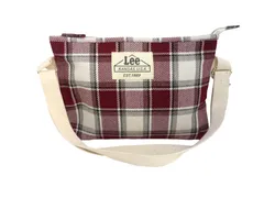 k03250415041　Lee　0　赤色×白色　　バッグ　ショルダーバッグ　通年