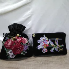 レディース ファッション小物 ポーチ(フェイラー)＆巾着袋(アーンジョー) ２点セット U152