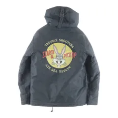 TOYS McCOY (トイズマッコイ) N-1 HOODED COAT BUGS BUNNY 6TH ERS AIR-SEA RESCUE バッグスバニー フーデッド デッキジャケット コート ブラック TMJ1914のサムネイル