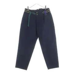 kolor (カラー) 19AW ベルテッドデザイン ウール カシミヤパンツ ネイビー 19WCM-P02102のサムネイル