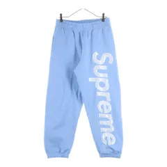 SUPREME (シュプリーム) 24AW Satin Applique Sweatpant サテン アップリケ スウェットパンツ ブルーのサムネイル
