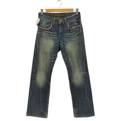 ユーズドフルギ USED古着 {{REDPEPPER}}ポケット刺繍ストレートデニム Y2K グランジ メンズ  W29