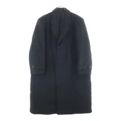 COMME des GARCONS HOMME (コムデギャルソンオム) 80～90S ネップ加工 ダブルポケット ウールチェスターコート グレー HC-080130のサムネイル